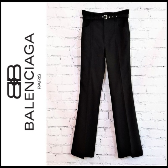 Balenciaga Pants - NWOT BALENCIAGA HIGH RISE Wool Blend 5-Pocket Pant